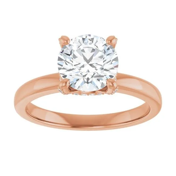 Accented Engagement Ring Image 3 J. Thomas Jewelers Rochester Hills, MI