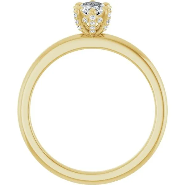 Accented Engagement Ring Image 2 Arezzo Jewelers Elmwood Park, IL