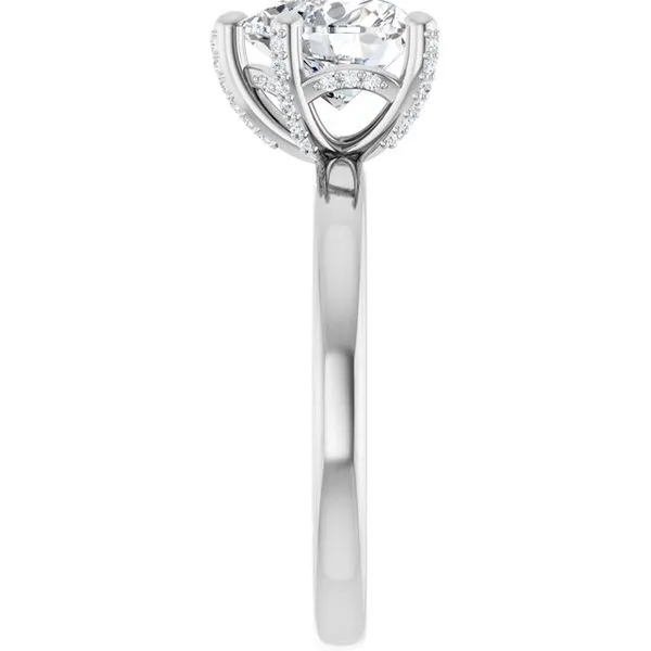 Accented Engagement Ring Image 4 J. Thomas Jewelers Rochester Hills, MI