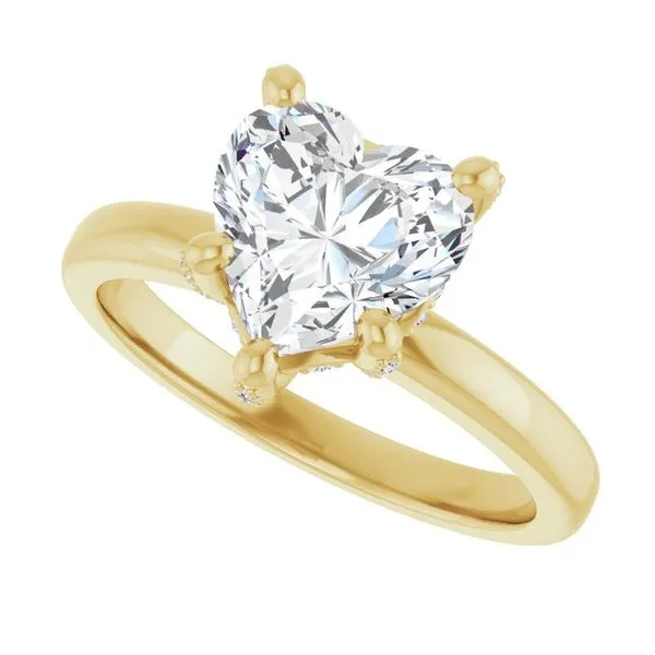 Accented Engagement Ring Image 5 Redlands Jewelers Redlands, CA