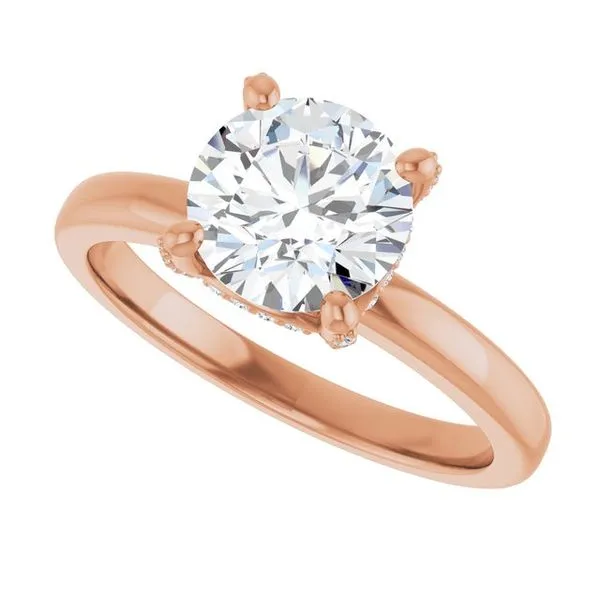 Accented Engagement Ring Image 5 Arezzo Jewelers Elmwood Park, IL