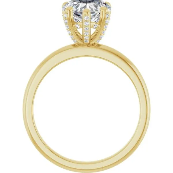 Accented Engagement Ring Image 2 Ocean View Jewelers Millville, DE