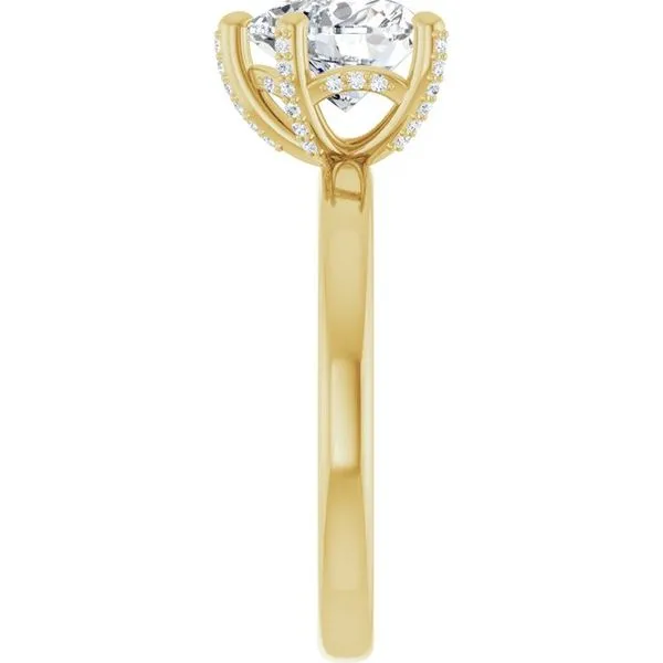 Accented Engagement Ring Image 4 Raleigh Diamond Fine Jewelry Raleigh, NC