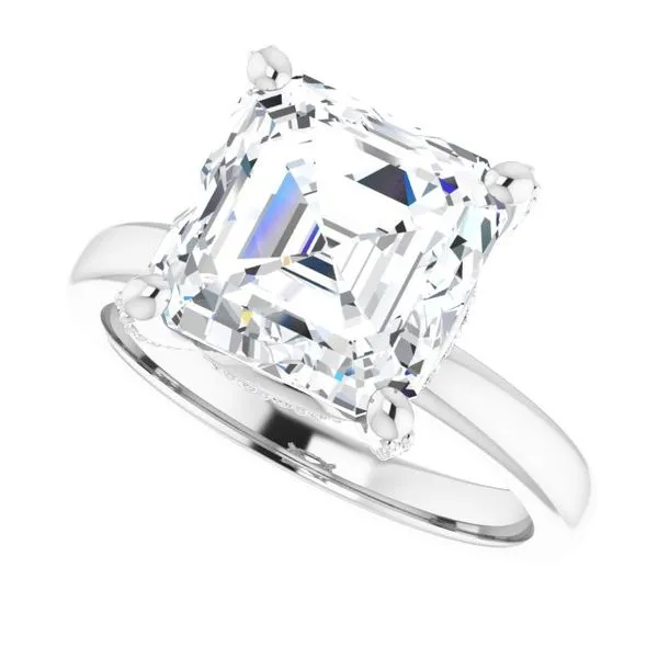 Accented Engagement Ring Image 5 Vulcan's Forge LLC KANSAS CITY, MO