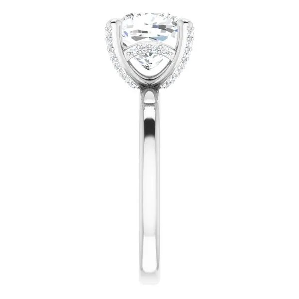 Accented Engagement Ring Image 4 JF Jones Jewelers Rochester, NY