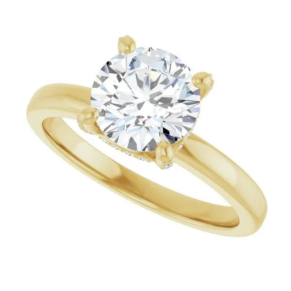 Accented Engagement Ring Image 5 Natale Jewelers Sewell, NJ