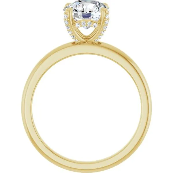 Accented Engagement Ring Image 2 Jimmy Smith Jewelers Decatur, AL