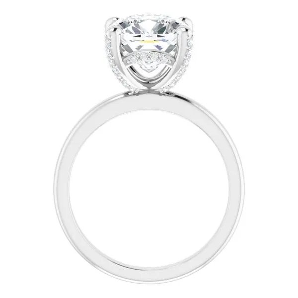 Accented Engagement Ring Image 2 Don's Jewelry & Design Washington, IA