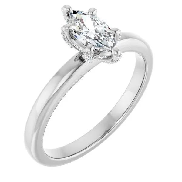 Accented Engagement Ring J. Thomas Jewelers Rochester Hills, MI