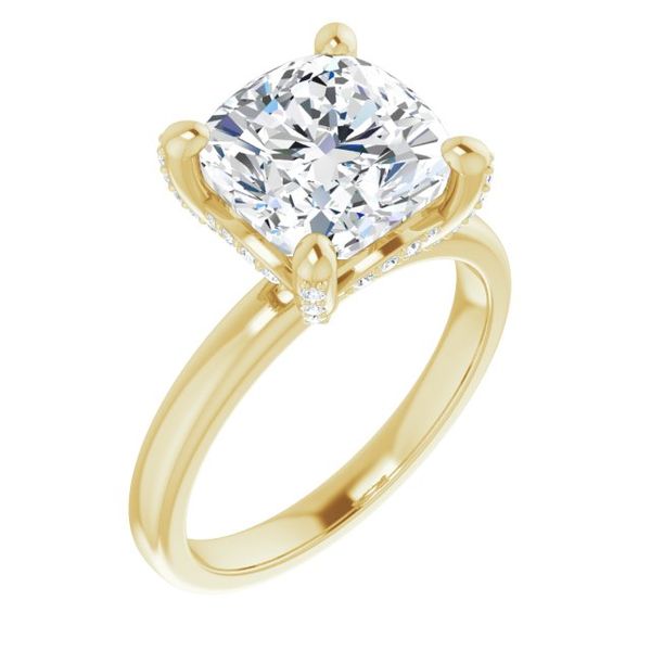Accented Engagement Ring