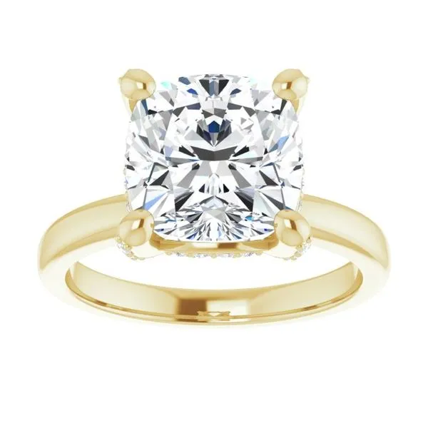 Accented Engagement Ring Image 3 J. Thomas Jewelers Rochester Hills, MI