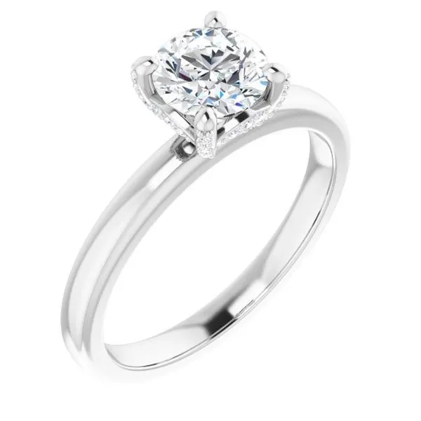 Accented Engagement Ring J. Thomas Jewelers Rochester Hills, MI