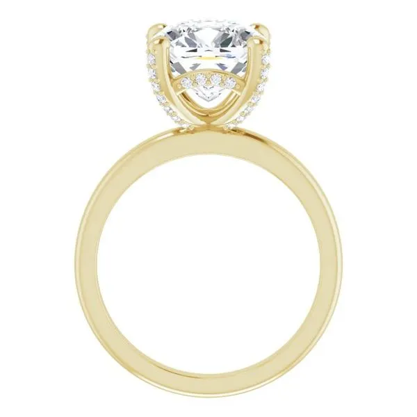 Accented Engagement Ring Image 2 Clater Jewelers Louisville, KY