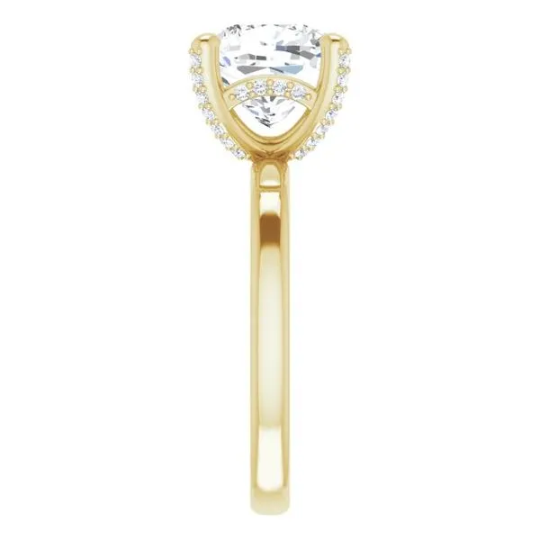 Accented Engagement Ring Image 4 Paul James Jewelers Angels Camp, CA