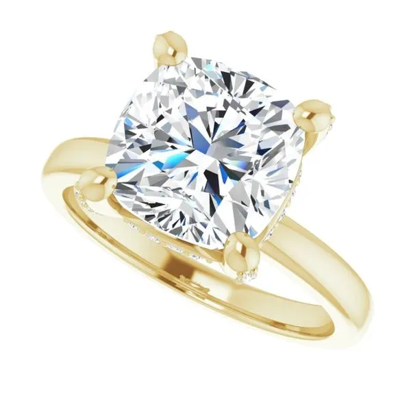 Accented Engagement Ring Image 5 Arezzo Jewelers Elmwood Park, IL