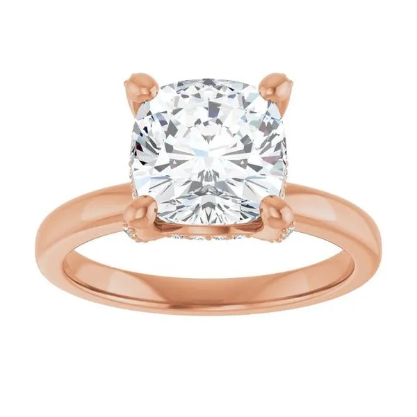 Accented Engagement Ring Image 3 Vulcan's Forge LLC KANSAS CITY, MO