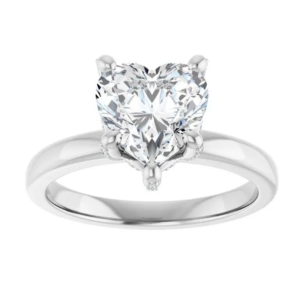 Accented Engagement Ring Image 3 Natale Jewelers Sewell, NJ