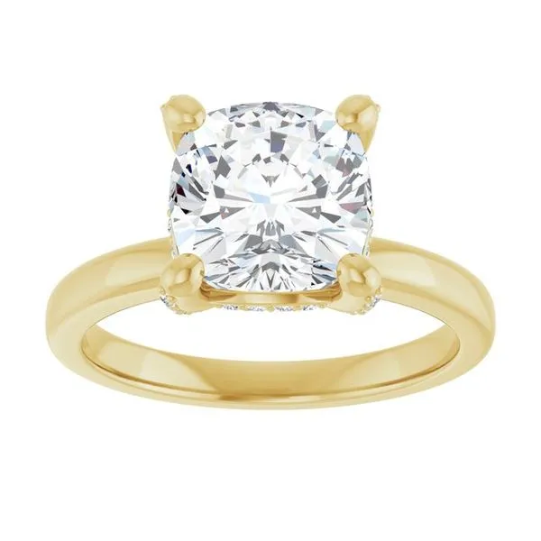 Accented Engagement Ring Image 3 JF Jones Jewelers Rochester, NY