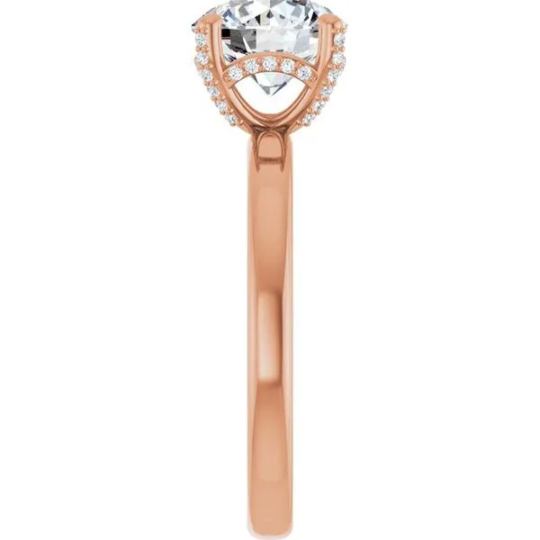 Accented Engagement Ring Image 4 JF Jones Jewelers Rochester, NY