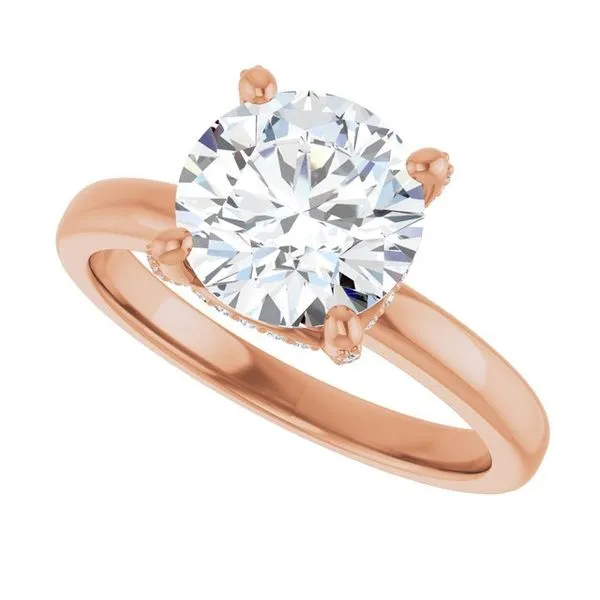 Accented Engagement Ring Image 5 JF Jones Jewelers Rochester, NY