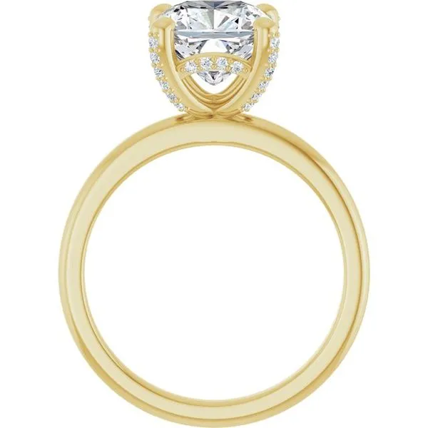 Accented Engagement Ring Image 2 Ocean View Jewelers Millville, DE