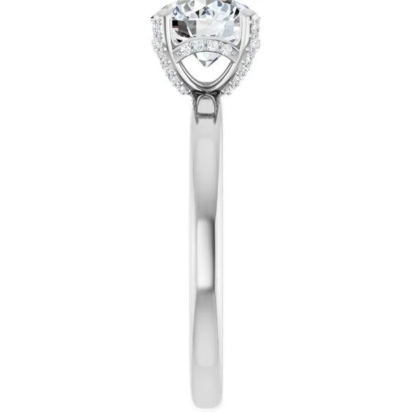 Accented Engagement Ring Image 4 Clater Jewelers Louisville, KY