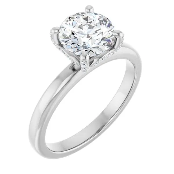 Accented Engagement Ring Morin Jewelers Southbridge, MA