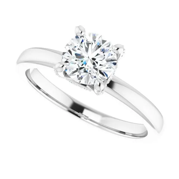 Accented Engagement Ring Image 5 Don's Jewelry & Design Washington, IA