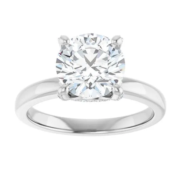 Accented Engagement Ring Image 3 Futer Bros Jewelers York, PA
