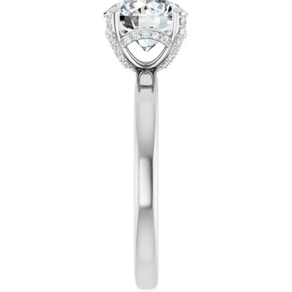 Accented Engagement Ring Image 4 JF Jones Jewelers Rochester, NY