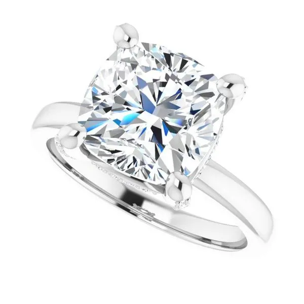 Accented Engagement Ring Image 5 Raleigh Diamond Fine Jewelry Raleigh, NC