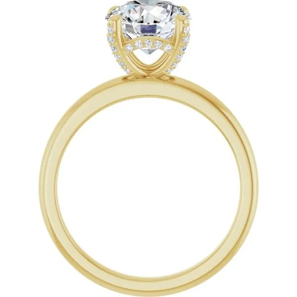 Accented Engagement Ring Image 2 J. Thomas Jewelers Rochester Hills, MI