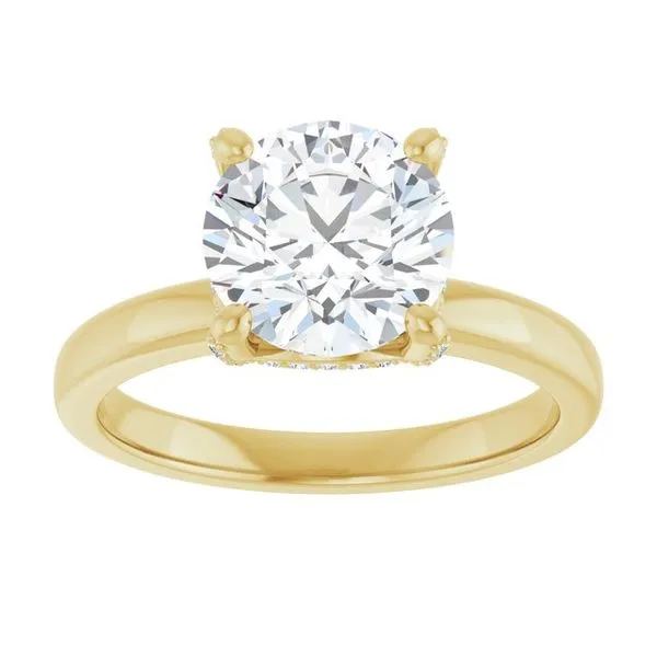 Accented Engagement Ring Image 3 J. Thomas Jewelers Rochester Hills, MI