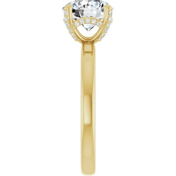 Accented Engagement Ring Image 4 Don's Jewelry & Design Washington, IA