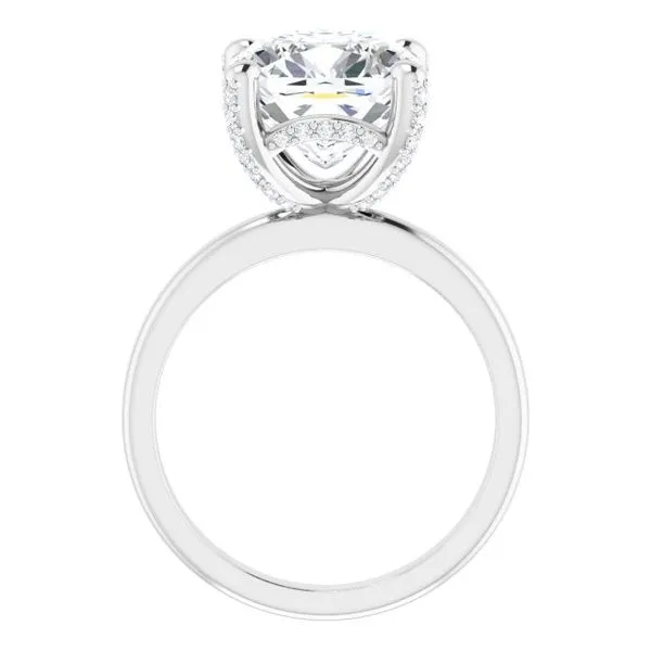 Accented Engagement Ring Image 2 Austin's Fine Diamonds & Jewelry Lyndhurst, NJ