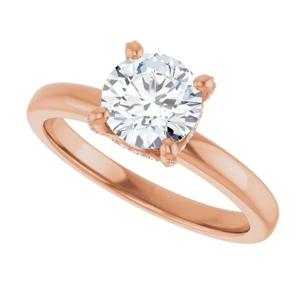 Accented Engagement Ring Image 5 Jimmy Smith Jewelers Decatur, AL