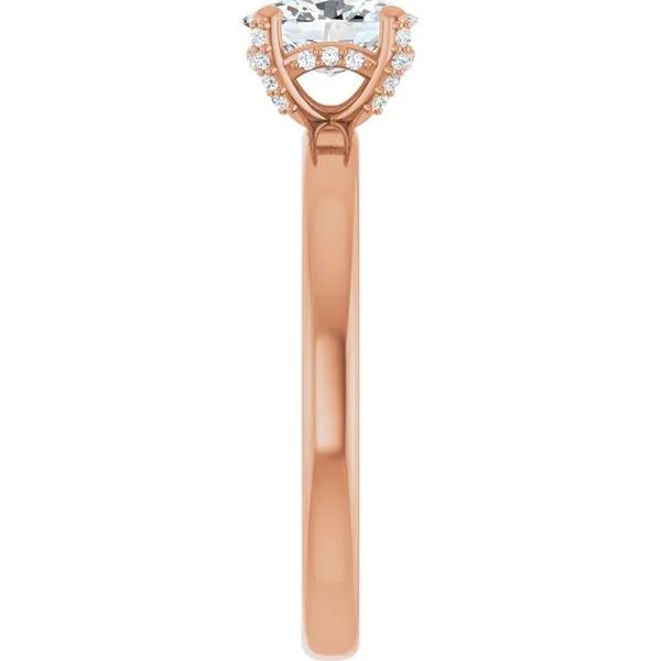 Accented Engagement Ring Image 4 Austin's Fine Diamonds & Jewelry Lyndhurst, NJ