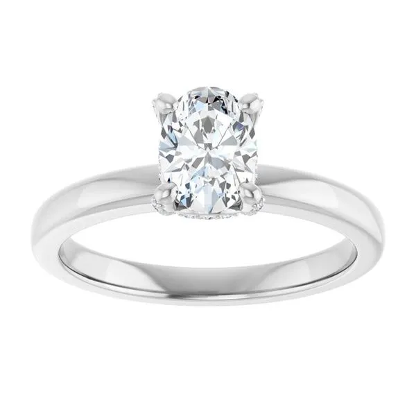Accented Engagement Ring Image 3 Natale Jewelers Sewell, NJ