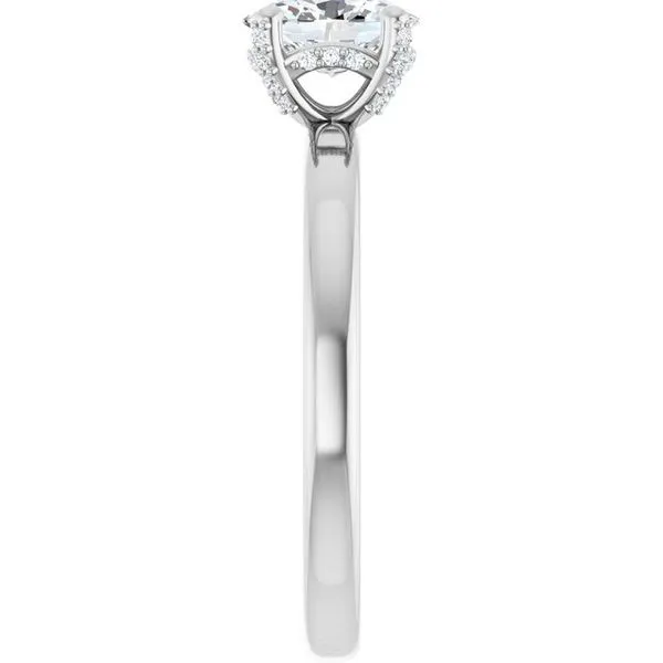 Accented Engagement Ring Image 4 Vulcan's Forge LLC KANSAS CITY, MO