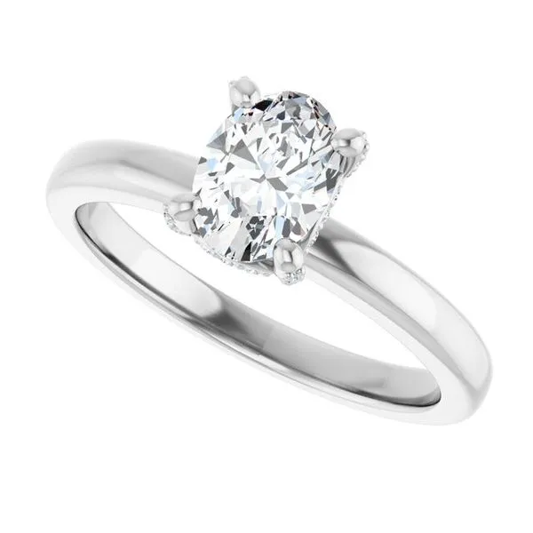 Accented Engagement Ring Image 5 Vulcan's Forge LLC KANSAS CITY, MO