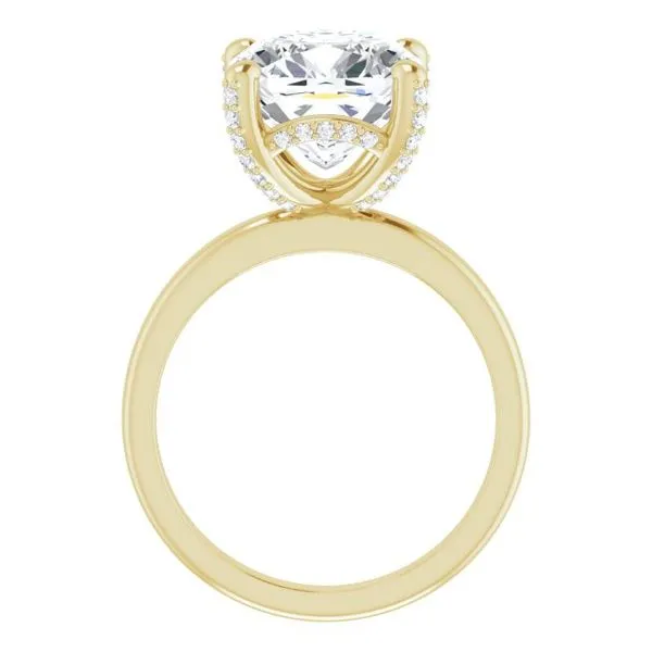 Accented Engagement Ring Image 2 Don's Jewelry & Design Washington, IA