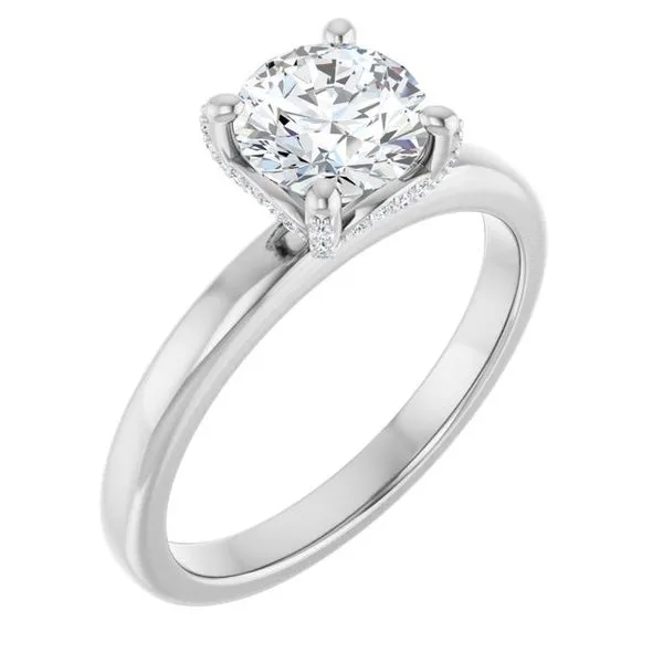 Accented Engagement Ring Futer Bros Jewelers York, PA