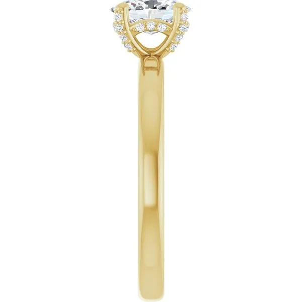 Accented Engagement Ring Image 4 JF Jones Jewelers Rochester, NY