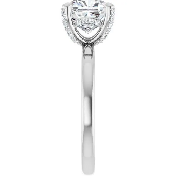 Accented Engagement Ring Image 4 Ocean View Jewelers Millville, DE