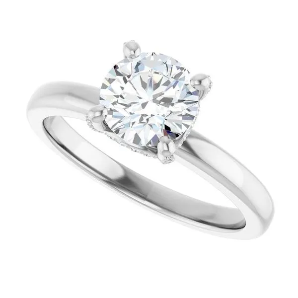 Accented Engagement Ring Image 5 Arezzo Jewelers Elmwood Park, IL