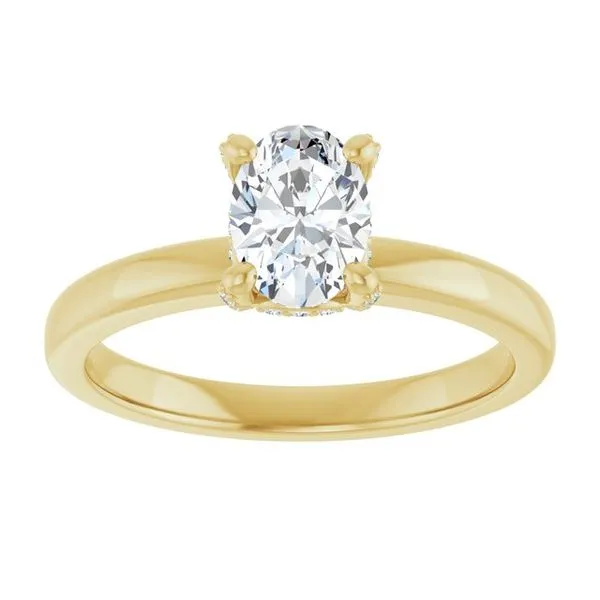 Accented Engagement Ring Image 3 Futer Bros Jewelers York, PA