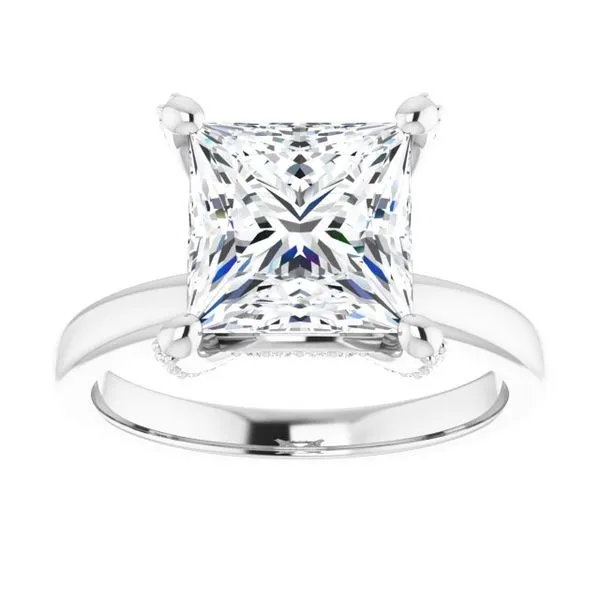 Accented Engagement Ring Image 3 Morin Jewelers Southbridge, MA