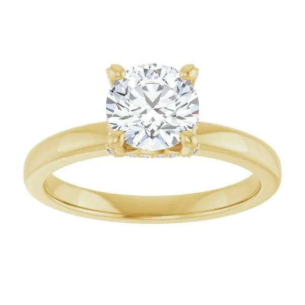 Accented Engagement Ring Image 3 Ocean View Jewelers Millville, DE