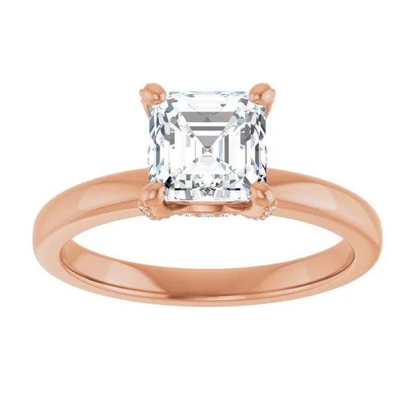 Accented Engagement Ring Image 3 J. West Jewelers Round Rock, TX