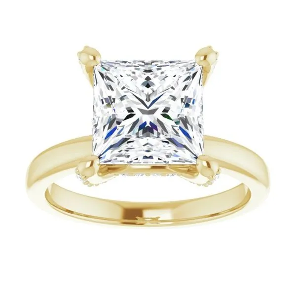 Accented Engagement Ring Image 3 JF Jones Jewelers Rochester, NY